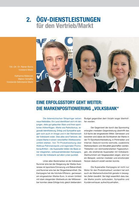 JAHRESBERICHT 2010 - Volksbank AG