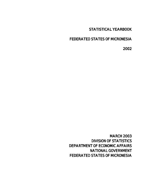 2002 Statistical Yearbook - pacificweb.org