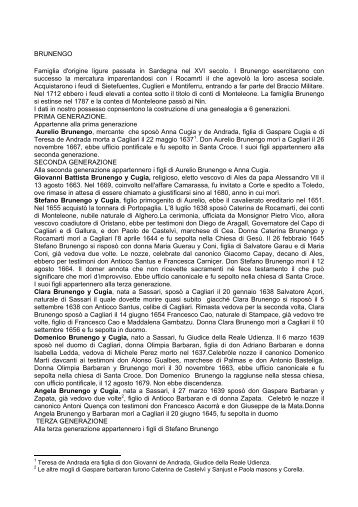 Brunengo - Associazione Araldica Genealogica Nobiliare Della ...
