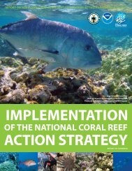 Report on NOAA Coral Reef Conservation Program Activities