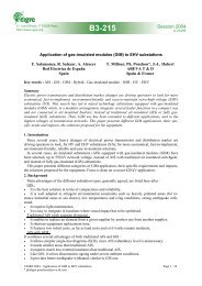 Application of gas-insulated modules (GIM) to EHV substations