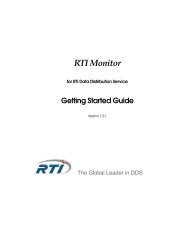 RTI Monitor - (DDS) Community RTI Connext Users