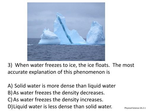 Physical Science Practice Test 1