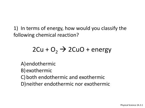 Physical Science Practice Test 1