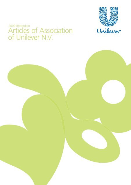 Articles of Association of Unilever N.V.