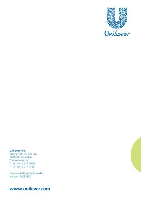 Articles of Association of Unilever N.V.