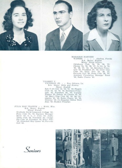 Class - Harding University Digital Archives
