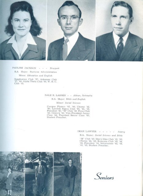 Class - Harding University Digital Archives