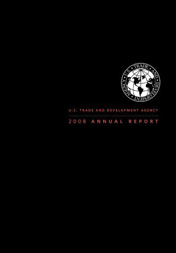 2008 annual report - US Trade and Development Agency