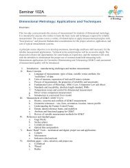 Dimensional Metrology: Applications and Techniques