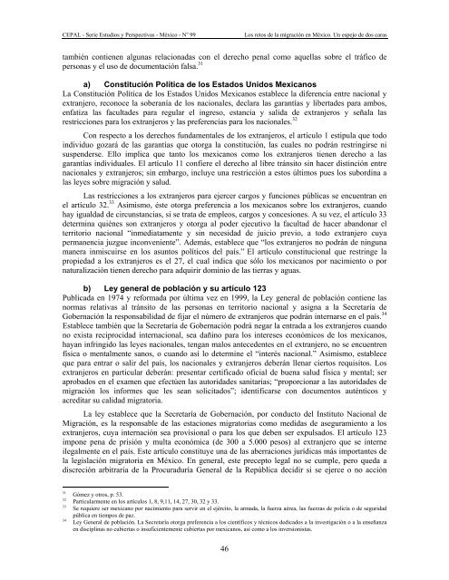 Los retos de la migración en México. Un espejo de dos caras - Cepal