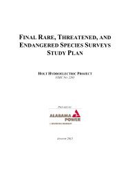 final rare, threatened, and endangered species ... - Alabama Power