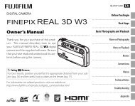 FinePix REAL 3D W3 (PDF:2.97MB) - Fujifilm