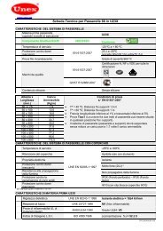 Scheda Tecnica per Passerelle 66 in U23X - Unex