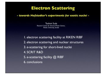 Electron scattering - towards Hofstadter's experiments for exotic nuclei