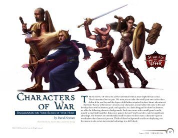 Characters of War - Wizards of the Coast