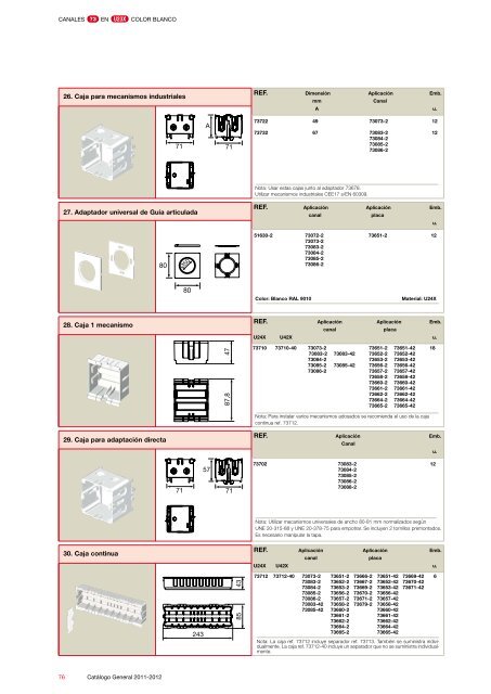 Catalogo UNEX