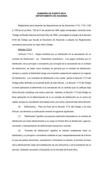 5901 - Departamento de Hacienda - Gobierno de Puerto Rico