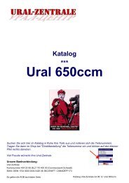 Katalog *** Ural 650ccm - Ural-Zentrale
