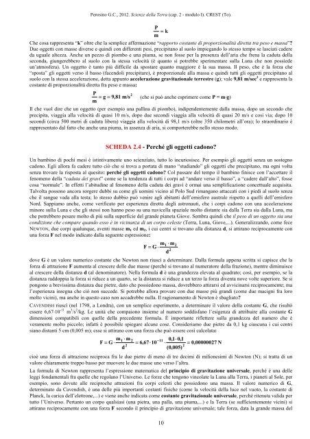 2 - FORMA, DIMENSIONI E MASSA DELLA TERRA 2.1 ... - Crestsnc.it