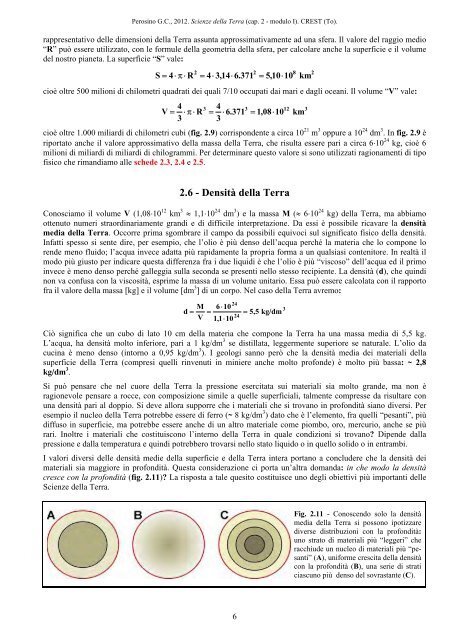 2 - FORMA, DIMENSIONI E MASSA DELLA TERRA 2.1 ... - Crestsnc.it