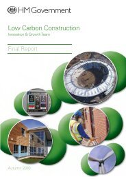 Low Carbon Construction Innovation and Growth Team Final Report