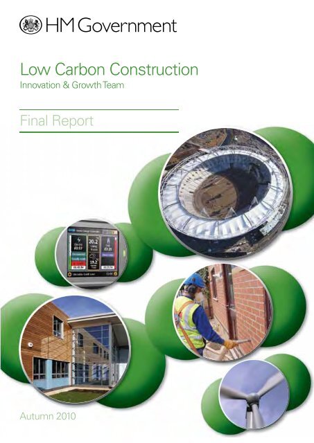 Low Carbon Construction Innovation and Growth Team Final Report