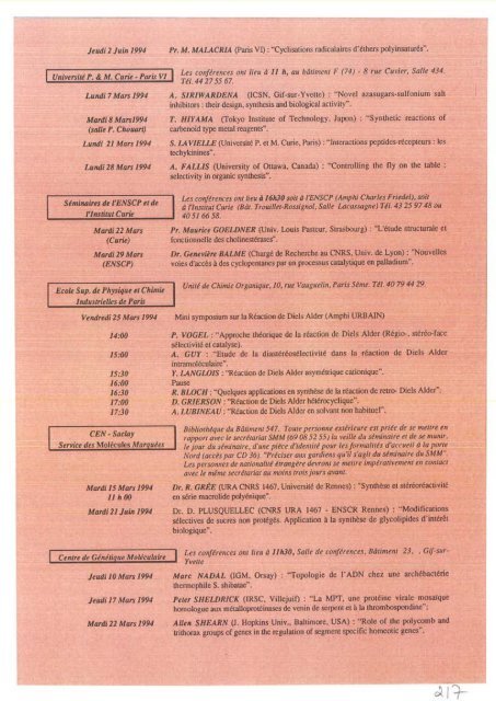 UCSN info - Historique de l'ICSN - CNRS