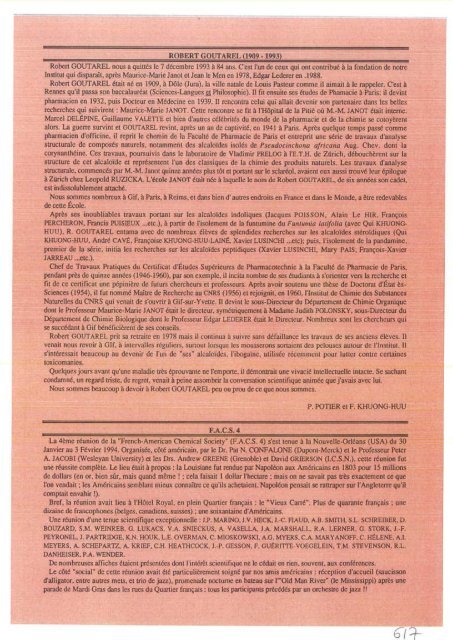 UCSN info - Historique de l'ICSN - CNRS