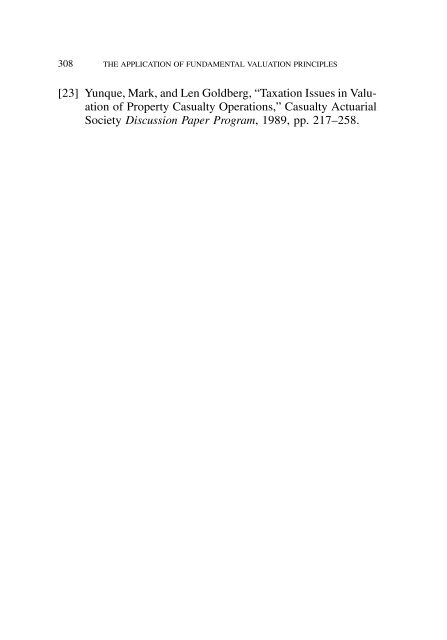 PROCEEDINGS May 15, 16, 17, 18, 2005 - Casualty Actuarial Society