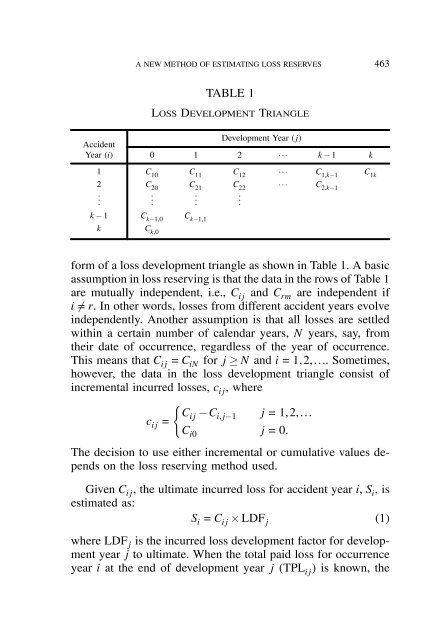 PROCEEDINGS May 15, 16, 17, 18, 2005 - Casualty Actuarial Society