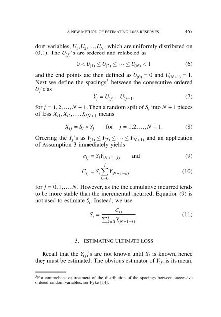 PROCEEDINGS May 15, 16, 17, 18, 2005 - Casualty Actuarial Society