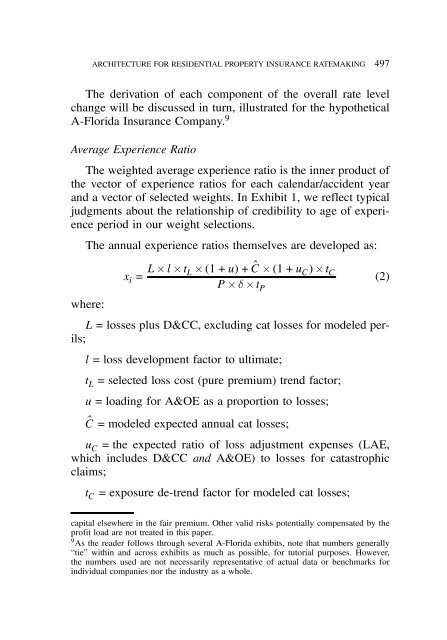 PROCEEDINGS May 15, 16, 17, 18, 2005 - Casualty Actuarial Society