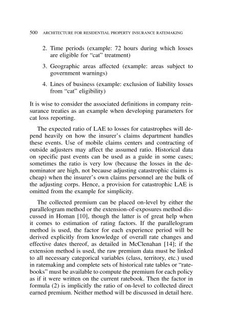 PROCEEDINGS May 15, 16, 17, 18, 2005 - Casualty Actuarial Society