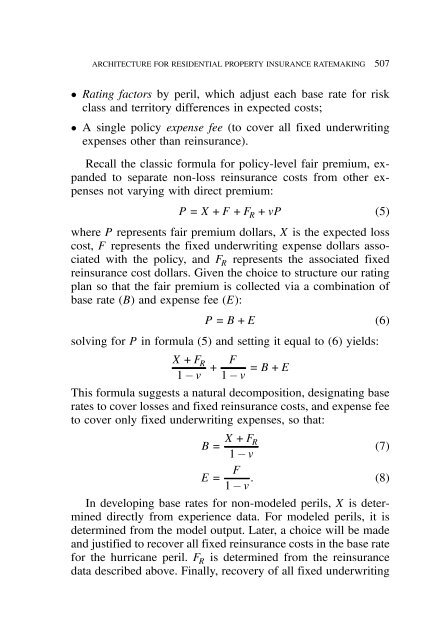 PROCEEDINGS May 15, 16, 17, 18, 2005 - Casualty Actuarial Society