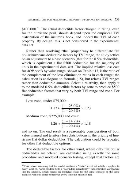 PROCEEDINGS May 15, 16, 17, 18, 2005 - Casualty Actuarial Society