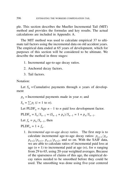 PROCEEDINGS May 15, 16, 17, 18, 2005 - Casualty Actuarial Society