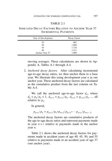 PROCEEDINGS May 15, 16, 17, 18, 2005 - Casualty Actuarial Society