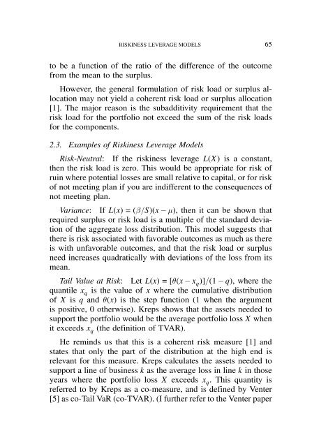 PROCEEDINGS May 15, 16, 17, 18, 2005 - Casualty Actuarial Society