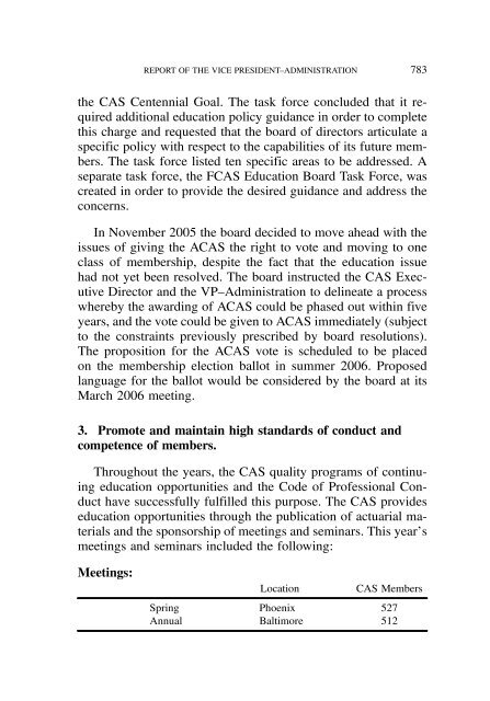 PROCEEDINGS May 15, 16, 17, 18, 2005 - Casualty Actuarial Society