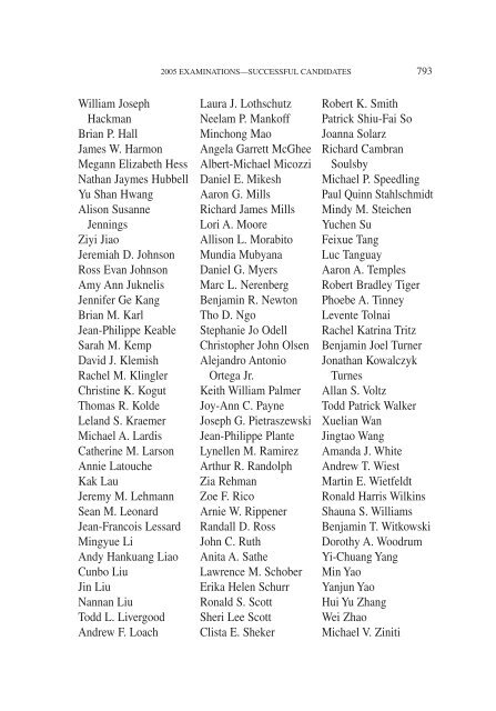 PROCEEDINGS May 15, 16, 17, 18, 2005 - Casualty Actuarial Society