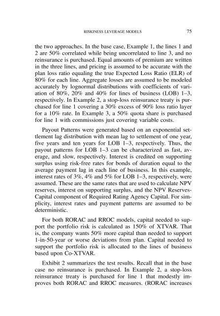 PROCEEDINGS May 15, 16, 17, 18, 2005 - Casualty Actuarial Society