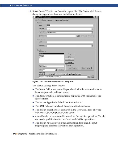 Action Request System 5.1 Developing AR System Applications ...