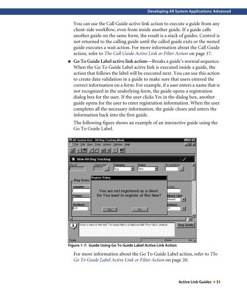 Action Request System 5.1 Developing AR System Applications ...