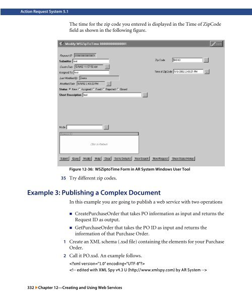 Action Request System 5.1 Developing AR System Applications ...