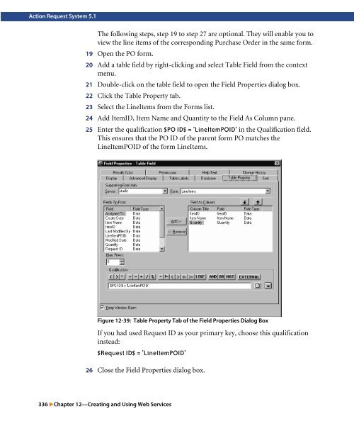 Action Request System 5.1 Developing AR System Applications ...