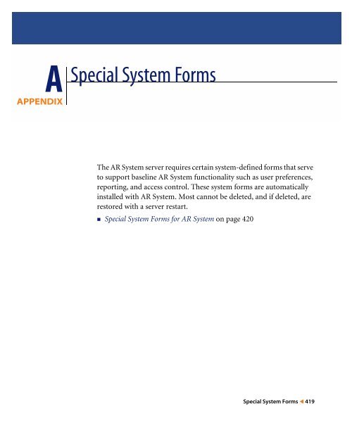 Action Request System 5.1 Developing AR System Applications ...