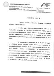 Decizia DGFP Botosani nr. 16/2013 - Prefectura JudeÅ£ului BotoÅani