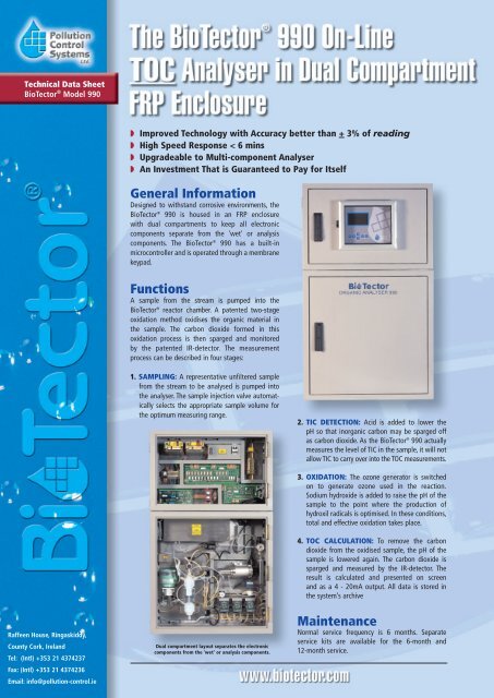 BioTector 990 Leaflet - TechnoMad