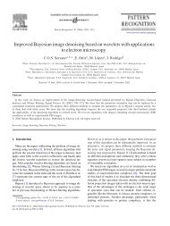 Improved Bayesian image denoising based on wavelets with ...